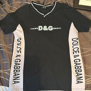 D&G Black and White T-Shirt